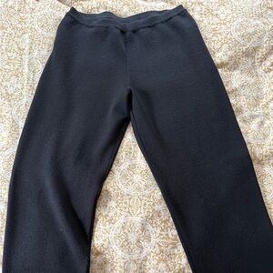 100% wool knit pants